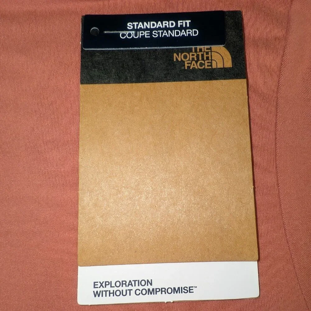 TNF North Face Dune Sky Womens Short Sleeve Light Mahogany TShirt Size L - Picture 4 of 13